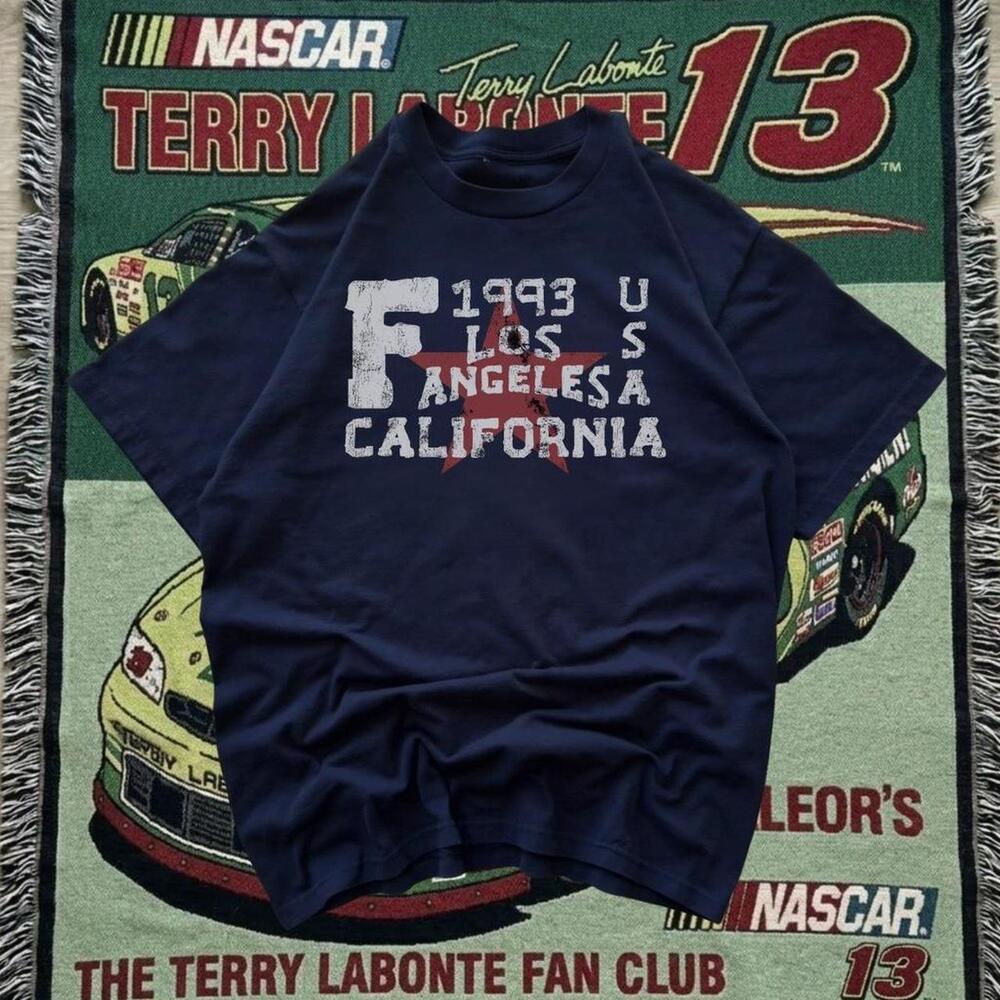 Navy Blue Los Angeles California Graphic Tee